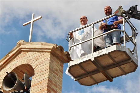 NUOVA CAMPANA NELLA CHIESA DEL TRIVIO