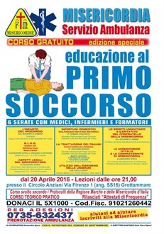 EDUCAZIONE AL PRIMO SOCCORSO A GROTTAMMARE