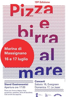 PIZZA E BIRRA AL MARE RINVIATA A FINE LUGLIO