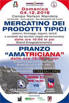 PRANZO "AMA"TRICIANA E MERCATINO DEI PRODOTTI TIPICI